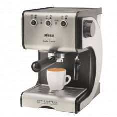 Espressor cafea Ufesa CE7141 1.5 Litri 15 bari 1050W Negru / Argintiu foto