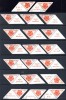 ROMANIA 1957, Al IV-lea Festival, viniete x20, stampilat, uzat, 434b