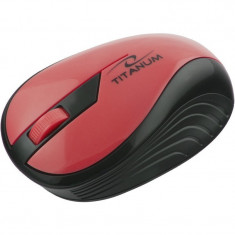 Mouse optic ESPERANZA Titanum, Wireless, 2.4 Ghz, 1000 DPI, Rosu foto