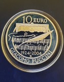 Moneda comemorativa de argint - 10 Euro &quot;Giacomo Puccini&quot;, Italia 2004 - G 3955, Europa