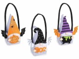Cumpara ieftin Set 3 gentute Halloween textil multicolor III cm 13 x 7 x 16 H