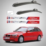 Cumpara ieftin Ștergătoare BMW Seria 3 E46 Touring (1999&ndash;2005) Flat | Set Față &ndash; TeamCar&reg;