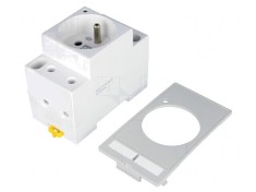 Soclu E 250VAC 16A IP20 Panou Furca 6mm 62mm foto
