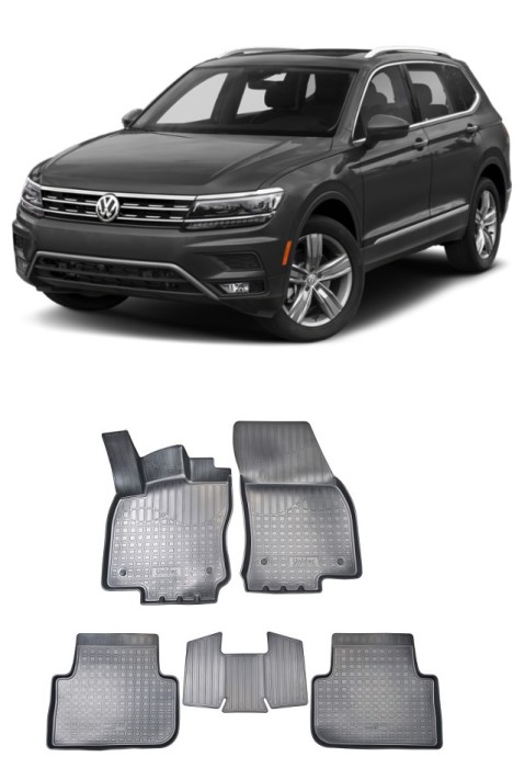 Set covorase cauciuc tip tavita VOLKSWAGEN TIGUAN II 3D (2016-2021)