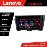 Navigatie Nissan Qashqai Lenovo Kit-353 8 core QLED 2K 4+64 360 Android Waze USB Navigatie Internet Youtube Radio CarStore Technology