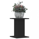 vidaXL Suporturi de plante 2 buc. negru 30x30x40 cm lemn prelucrat