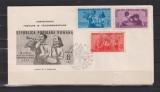 ROMANIA 1950 FDC LP. 265 PRIMA ZI
