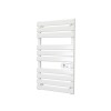 Radiator electric pentru prosoape Leziter 500W, alb, cu afisaj LED si functie uscare 2h