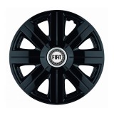Cumpara ieftin Set 4 Capace Roti Autohelix MSA&reg;, potrivite jantelor de R16, pentru Fiat, model Cosmos Negru