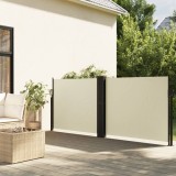 VidaXL Copertină laterală retractabilă, crem, 120 x 600 cm