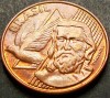 Moneda 5 CENTAVOS- BRAZILIA, anul 2005 *cod 2176 A= Joaqu&iacute;m Jos&eacute; da Silva Xavier, America Centrala si de Sud