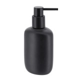 Dispenser Săpun Polirășină 240Ml Oval &ndash; Negru