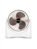 Ventilator de masa cu incarcare USB portabil alb