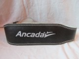 Curea Fitness Ancada Piele, Ridicare Greutati, Marime S (90cm), Protectie Coloana - Stare Excelenta
