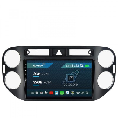 Navigatie Volkswagen Tiguan (2008-2010), P-Octacore 2GB RAM + 32GB ROM, 9 Inch - AD-BGP9002+AD-BGRKIT035-0810 foto