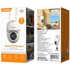Camera Video de Exterior, Full HD, Nightvision Infrared, Wi-Fi, WHITE