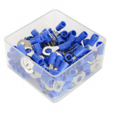 Set 100 Papuci Electrici Terminali Tip Inel Izolati 6.4Mm 147491 81221-TEC