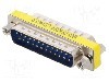 Adaptor din ambele par&amp;#355;i, D-Sub 25pin tata, CONNFLY - DS1082-02-25P8LNDS