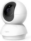 Camera supraveghere IP WiFi TP-Link Tapo C222 V2, 2K QHD 4MP, IR 12m, Pan/Tilt 360, lentila fixa 4mm, microfon si difuzor, alarma sonora si luminoasa,