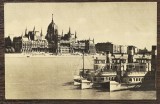 (109) CARTE POSTALA UNGARIA - BUDAPESTA - PARLAMENTUL SI DUNAREA