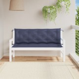 Perne banca de gradina 2buc. bleumarin 150x50x7cm textil oxford GartenMobel Dekor, vidaXL