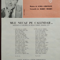 Mi-e necaz pe calendar - A. Giroveanu - H. Negrin - Gică Petrescu - Mamaia 1971