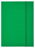 Mapa carton A4 cu elastic Esselte Economy verde