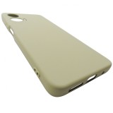 Husa silicon TPU Matte kaki deschis pentru Motorola Moto G24, G24 Power