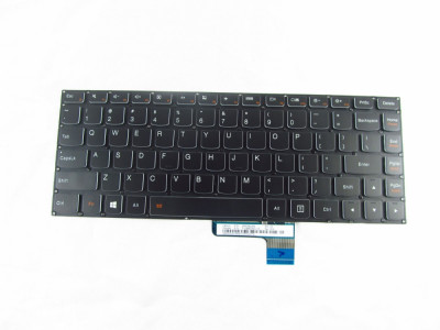 Tastatura Laptop, Lenovo, IdeaPad 500S-13ISK Type 80Q2, iluminata, enter mic, layout US foto