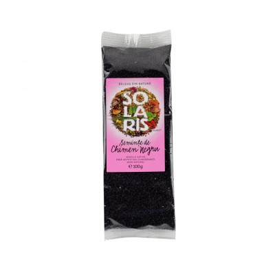 CONDIMENT-CHIMEN NEGRU SEMINTE 100gr SOLARIS foto
