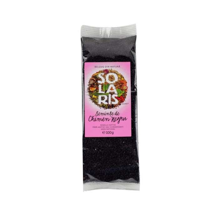 CONDIMENT-CHIMEN NEGRU SEMINTE 100gr SOLARIS