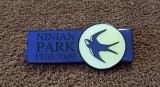 Insigna fotbal - CARDIFF CITY - stadion NINIAN PARK (Tara Galilor)