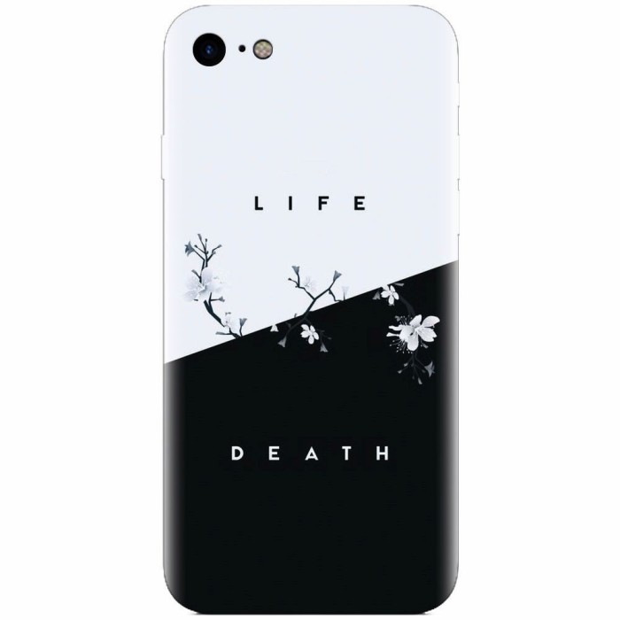 Husa silicon pentru Apple Iphone 6 Plus, Life Vs Death