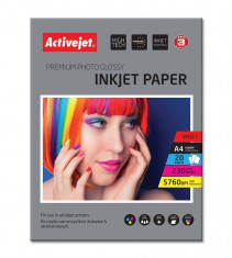 Hartie FOTO A4 Premium Glossy 230g, 20 coli foto