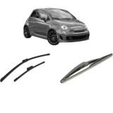 Cumpara ieftin Set 3 stergatoare ABARTH 500 /595 /695 2008-2016, pentru parbriz si luneta, Bosch Twin-Aerotwin