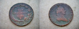 A654-I-Moneda veche Kreuzer circulata in Ardeal Imperiul austriac bronz.