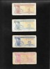 Set Ucraina 1 + 3 + 5 + 10 carbovanet karbovantsiv 1991 VG - F - VF pret pe set, Europa