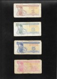 Set Ucraina 1 + 3 + 5 + 10 carbovanet karbovantsiv 1991 VG - F - VF pret pe set