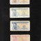Set Ucraina 1 + 3 + 5 + 10 carbovanet karbovantsiv 1991 VG - F - VF pret pe set