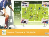 FRANTA 2006 FOTBAL CAMPIONATUL MONDIAL DIN GERMANIA FDC