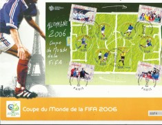 FRANTA 2006 FOTBAL CAMPIONATUL MONDIAL DIN GERMANIA FDC foto