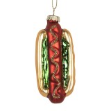 Cumpara ieftin Set 6 ornamente brad Craciun sticla multicolora 4x3x10 cm