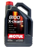 Ulei Motor Motul 8100 X-Clean+ 5W30, 5L, 100% Sintetic, VW, Mercedes, BMW, DPF
