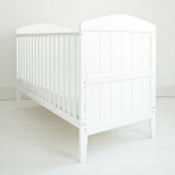 Patut din lemn masiv, transformabil pentru bebe si junior, Hampton 140 x 70 cm, Woodies Safe Dreams