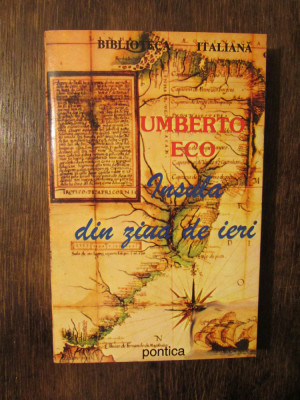 Insula din ziua de ieri - Umberto Eco foto