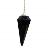 Pendul radiestezie din obsidian negru 4cm, Stonemania Bijou