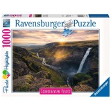Puzzle - Cascada Haifoss Islanda, 1000 piese | Ravensburger