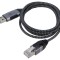 Cablu USB 3.0 RJ45 Goobay, 1m, U/FTP, mufă A nichelată