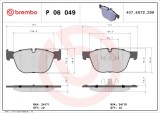 BREMBO P 06 049 PRIME LINE set placute frana,frana disc