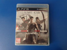 Ultimate Action Triple Pack (Just Cause 2, Sleeping Dogs, Tomb Raider) - joc PS3 foto